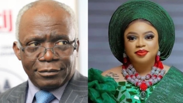 I don't know Bobrisky, he spoke to my son — Falana reveals